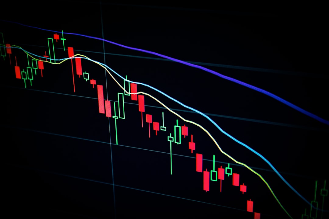 マイナススワップの仕組みを示す為替チャートと通貨記号のイメージ